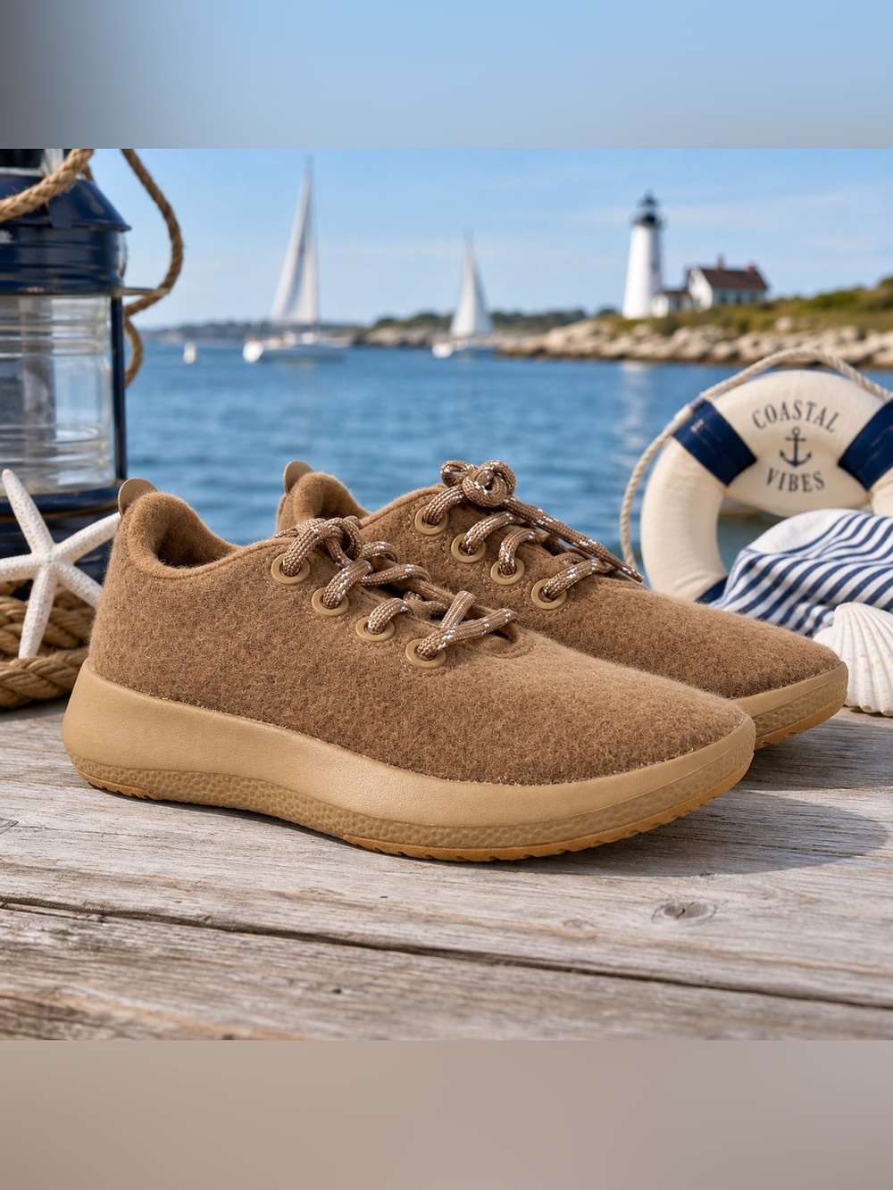 NIB Allbirds Wool Runner Mizzles Hazy Beige Women’s 6